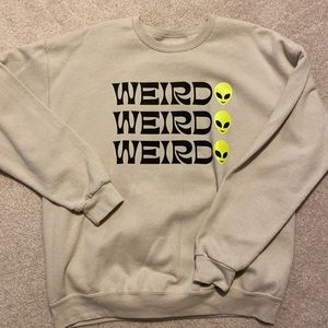 Dressed in Lala Weirdo Sweatshirt size Small/Medium